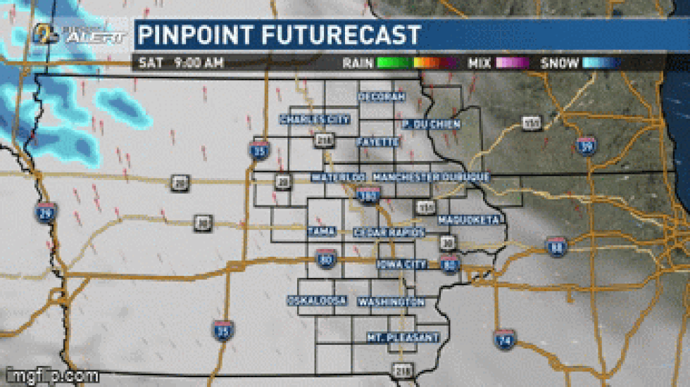 Latest timing on snow Saturday night and into Sunday morning. Updated on 1/22/2021 at 1 p.m.