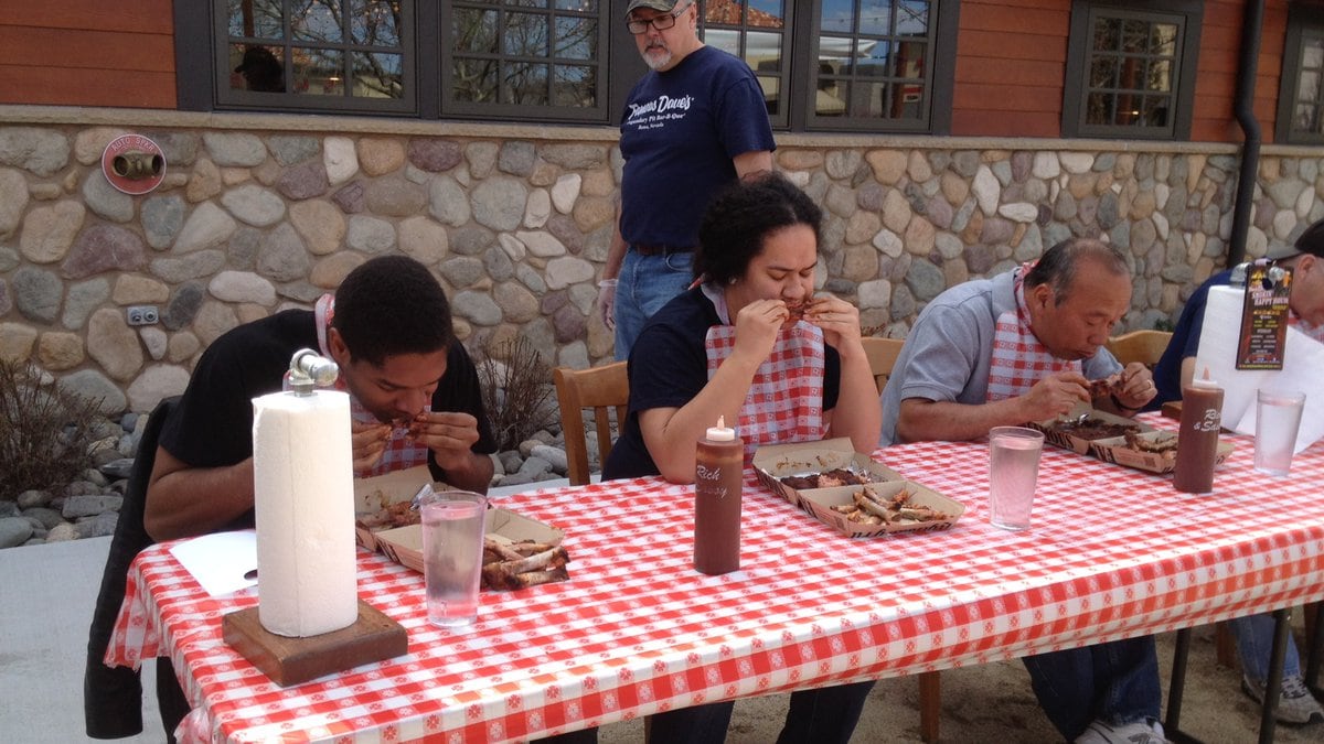Famous Dave's Rib Eating Contest/file photo