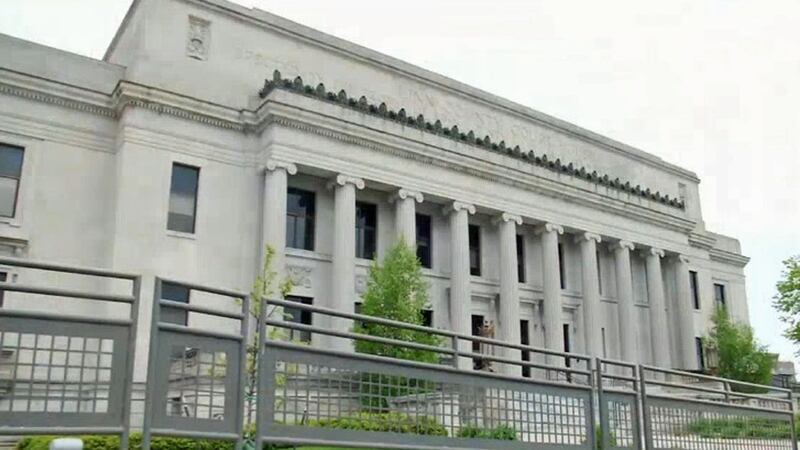 The Linn County Courthouse on Wednesday, May 13, 2020. (Brian Tabick/KCRG)