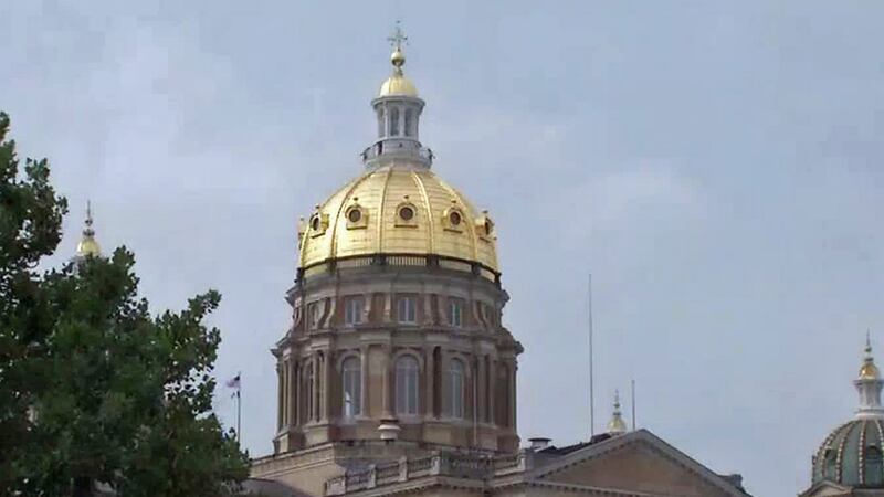 The Iowa statehouse in Des Moines.