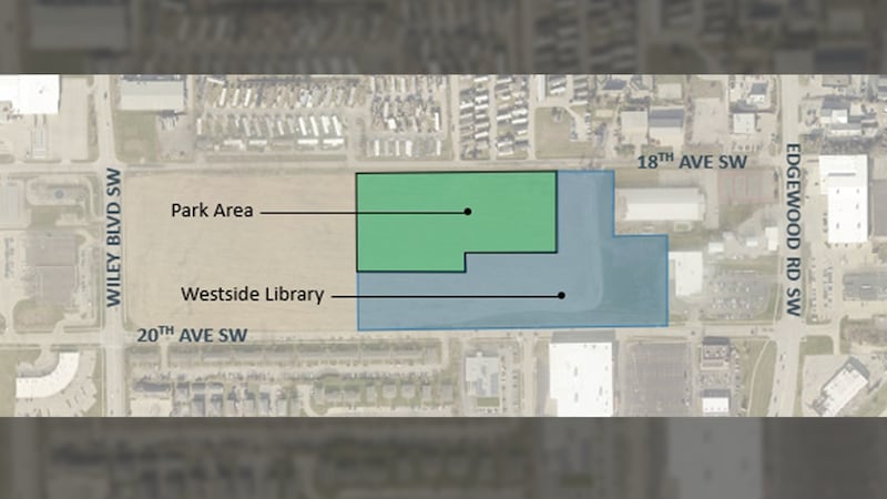 The park would be integrated into the site where the city is planning its permanent westside...
