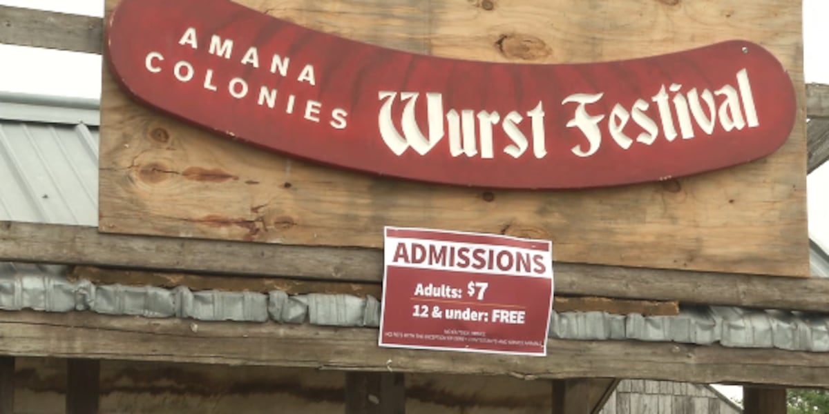 Wurst Festival returns to Amana Colonies