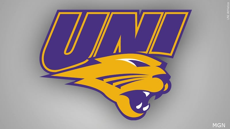 The logo for the University of Northern Iowa Panthers.