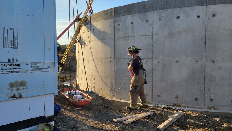 Crane Rescue in Nevada, IA (PHOTO BY: NEVADA FIRE DEPARTMENT)