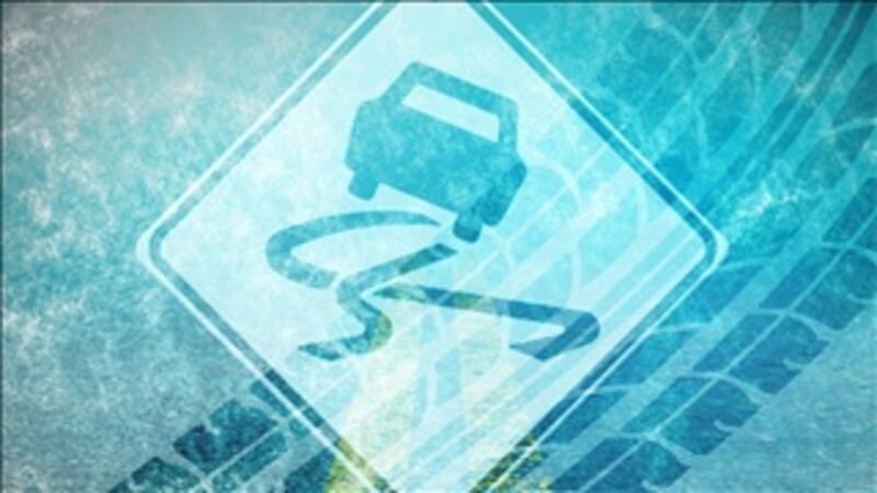 The vehicle slid from the roadway into the west side ditch and flipped end over end.