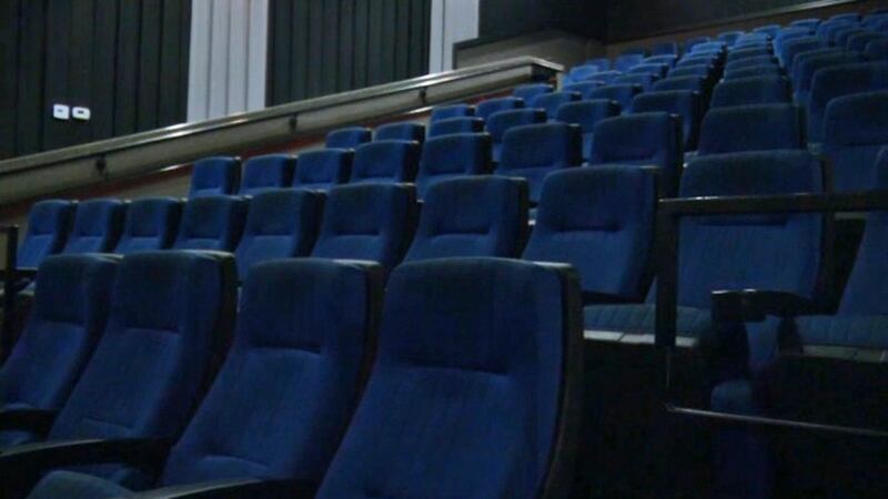 A theater sits empty at Starlight Cinema in Independence on Wednesday, May 20, 2020. Ben...