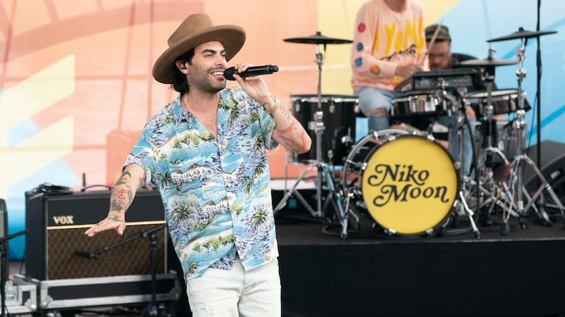 Niko Moon performs during CMA Fest 2022 on Friday, June 10, 2022, at the Chevy Riverfront...