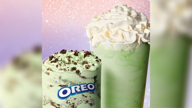 The Shamrock Shake and the Oreo Shamrock McFlurry will be available at participating...