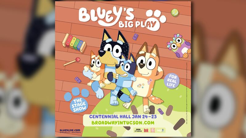 Bluey's Big Play will be at River Center Adler Theatre in Davenport on June 14-15, 2023.