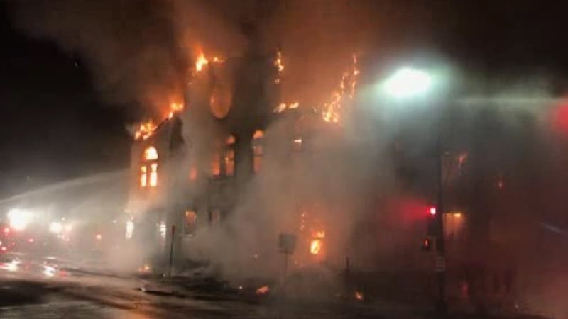 Wisconsin officials say a fire has gutted a historic synagogue in downtown Duluth. (CNN)