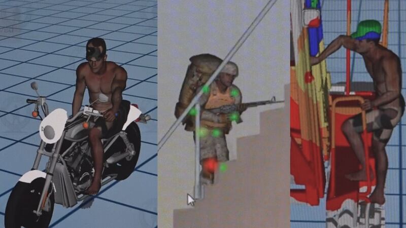 "Santos," the virtual soldier created at the University of Iowa's Center for...