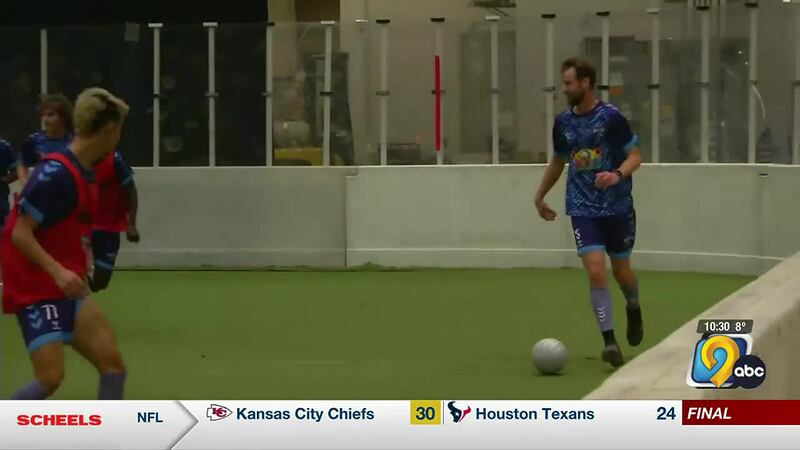 Iowa Raptors captain Jacob Johnson leads on the field and in the classroom