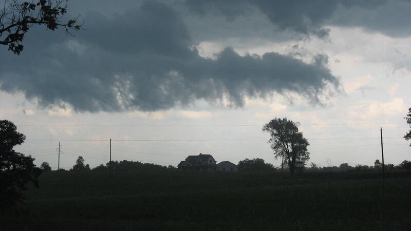 Officials are reporting damage to trees, power poles, and buildings throughout Iowa County.