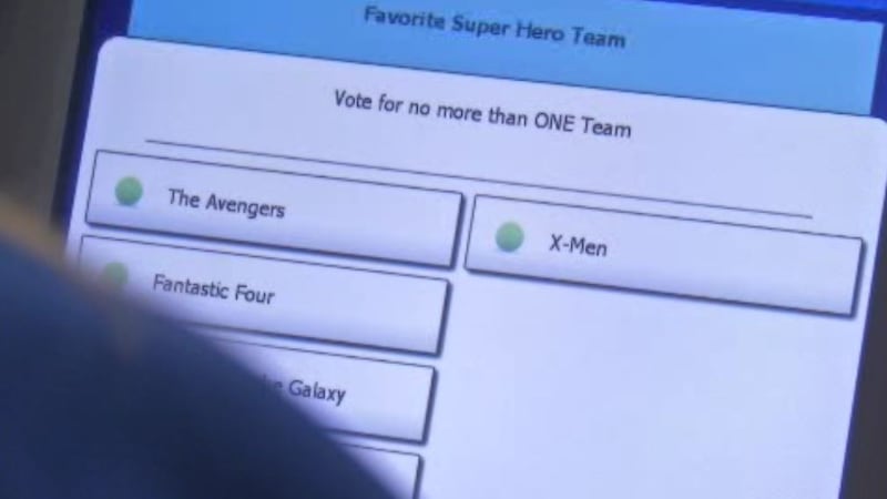 Johnson County unveiled new voting machines to help those with disability more easily cast a...