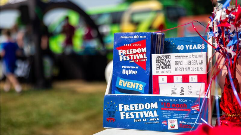 Local artists can submit their artwork for the 2024 Freedom Festival Button Design Contest.