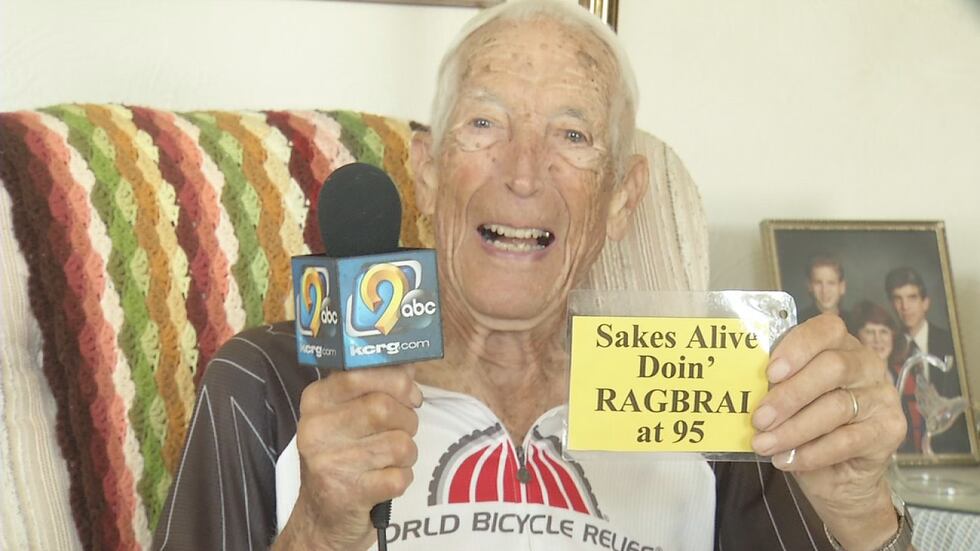 Clarence Boesenberg, of Cedar Rapids, is 95-years-old, and he’s been putting in the miles to...