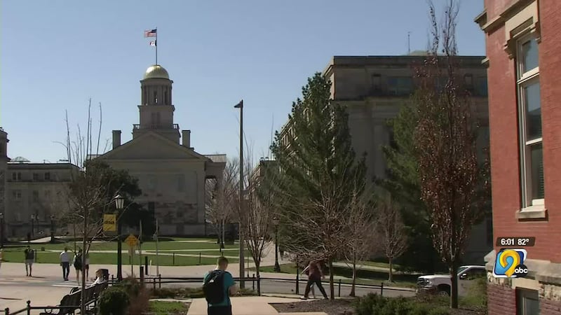 The Old Capitol at the University of Iowa.