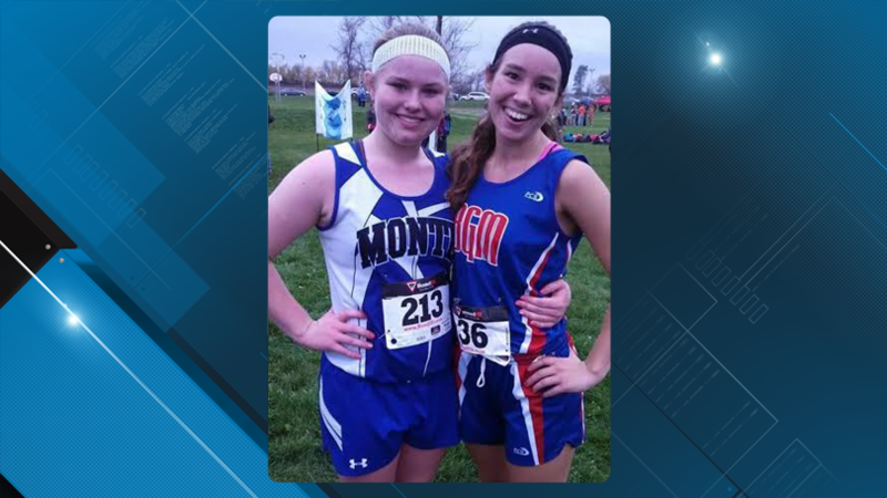 Alexis Morrison (L) first met Mollie Tibbetts in the eighth grade.