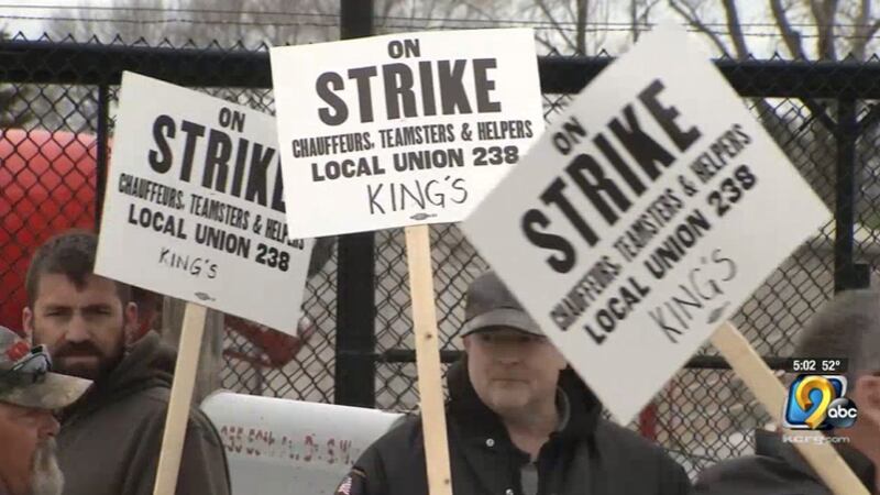 King’s Material employees go on strike after failed wage negotiations