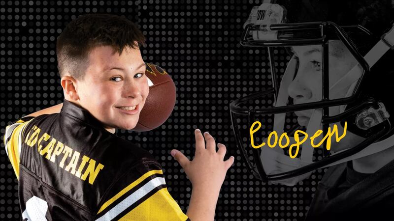 Cooper Estenson will be the Kid Captain this weekend when the Iowa Hawkeyes take on the...
