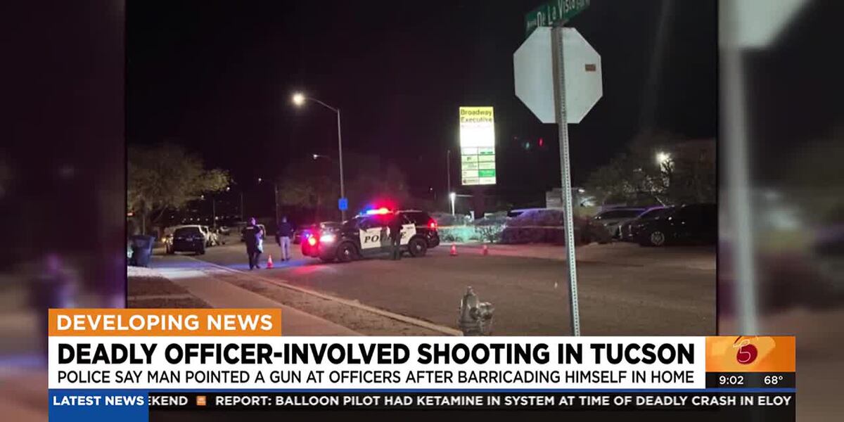Domestic violence suspect shot, killed by Tucson officer